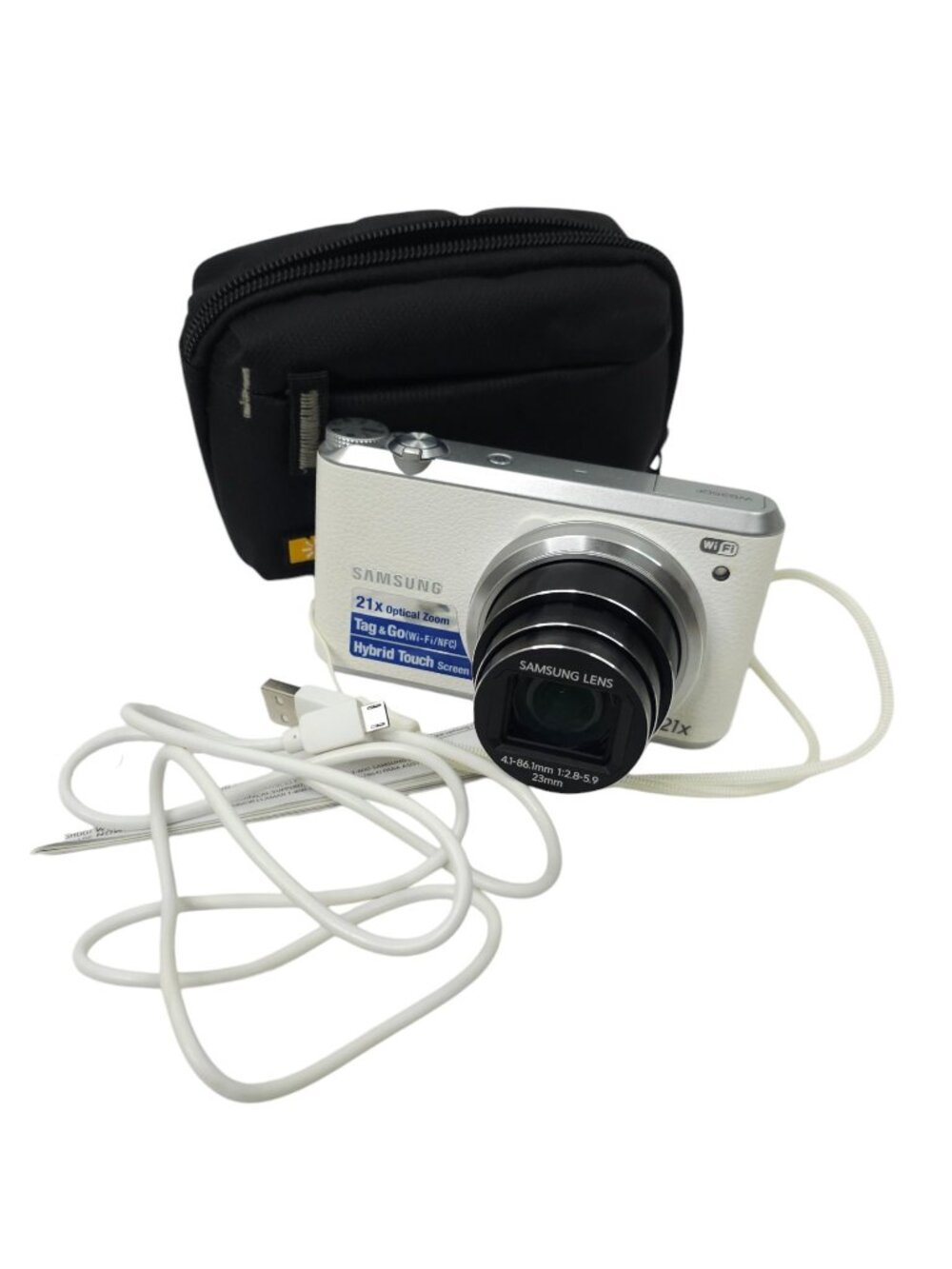 Samsung WB350F 16.3MP Smart Digital Camera White 21x Optical Zoom Hybrid Touch